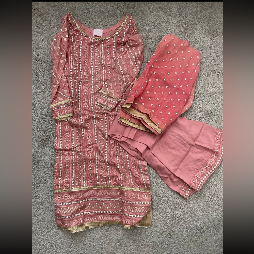 Zara Zubair La Rose Pakistani Dress NWT